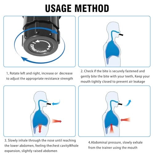 🌿Oxyfit Breathing Trainer, Appareils d'Exercice Respiratoire